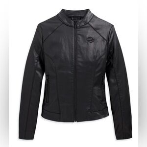 Harley Davidson Women's Wing Back Coated Jacket